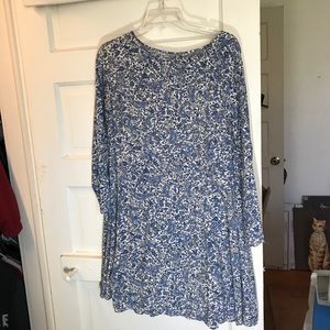 Cute Old Navy L/S Shift dress- L